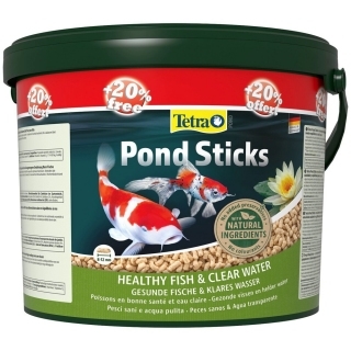 Tetra Pond Sticks 12 литров - корм для прудовых рыб 