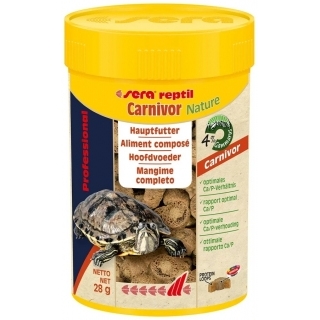 Sera reptil Professional Carnivor Nature 100 мл, корм для плотоядных рептилий