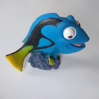 Декорация для аквариума "Рыбка Голубой хирург"
