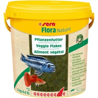 Sera Flora Nature растительный корм, 10 литров 